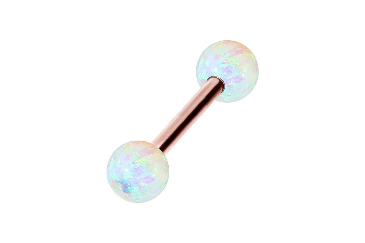 Chirurgenstahl Barbell Piercing SYNTHETISCHE OPALE